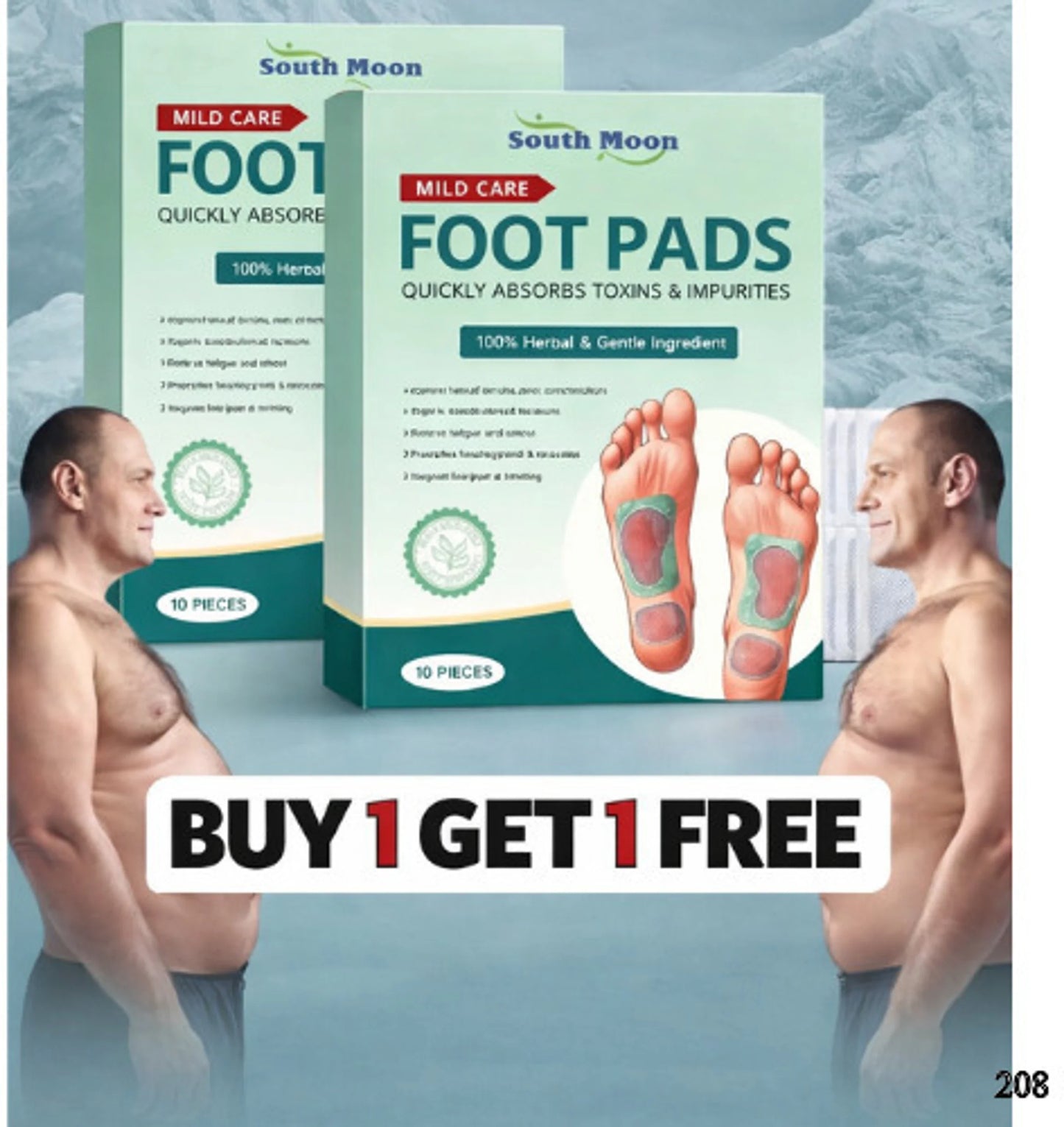 🌿 Herbal Premium Detox Foot pads 🌿 (BUY 1 GET 1 FREE)🌿